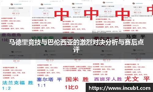 马德里竞技与巴伦西亚的激烈对决分析与赛后点评